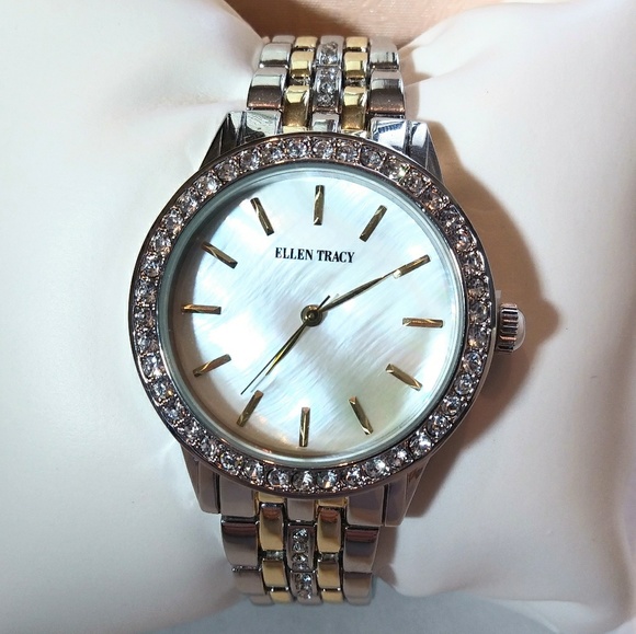 Ellen Tracy Accessories - ELLEN TRACY Crystal Embellished Watch Ellen Tracy Accessories - ELLEN TRACY Crystal Embellished Watch